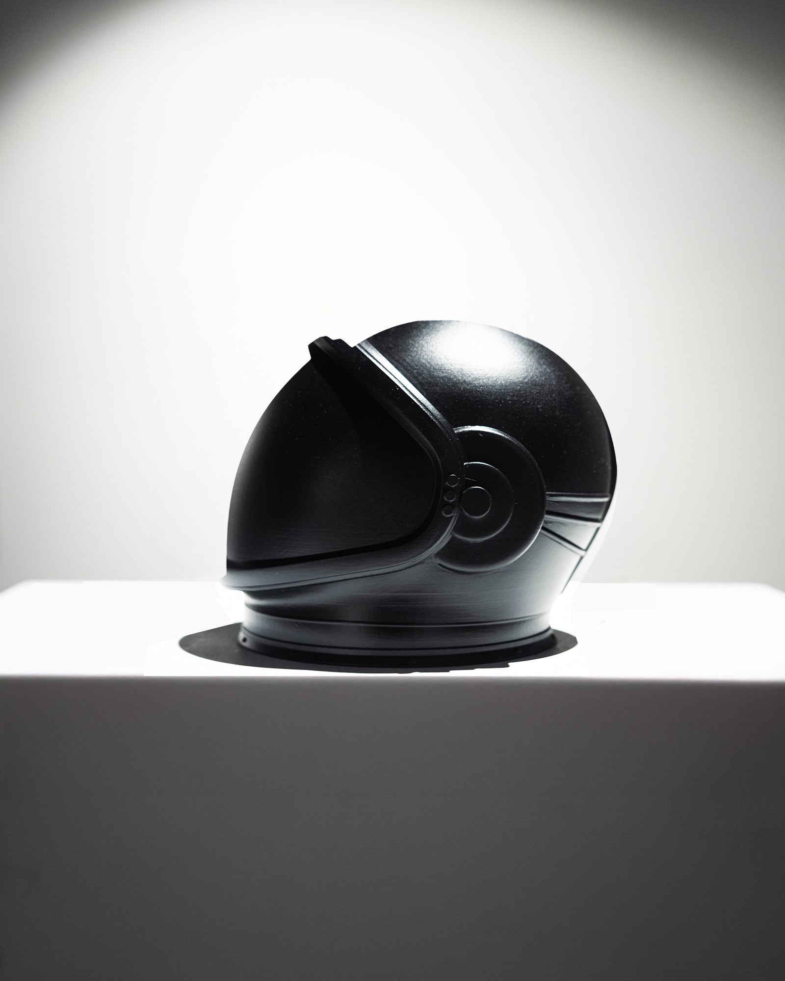 Glossy Black 3D printed Astro Dome