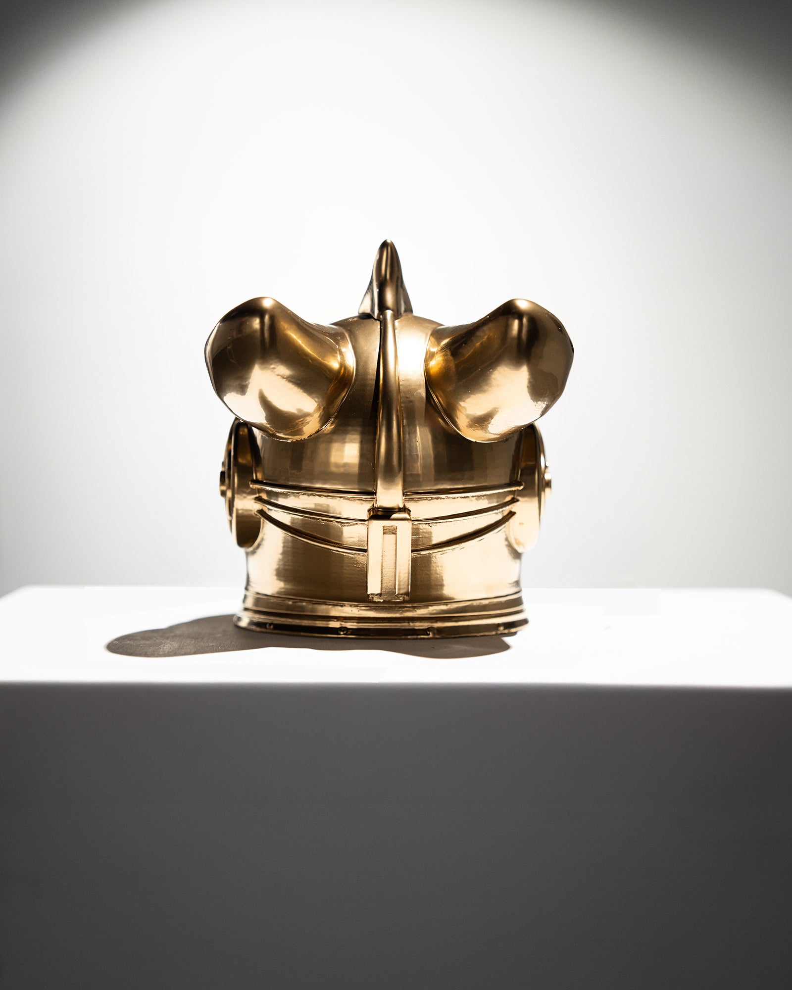 1/1 Gold 3D printed Draco x Astro Helmet