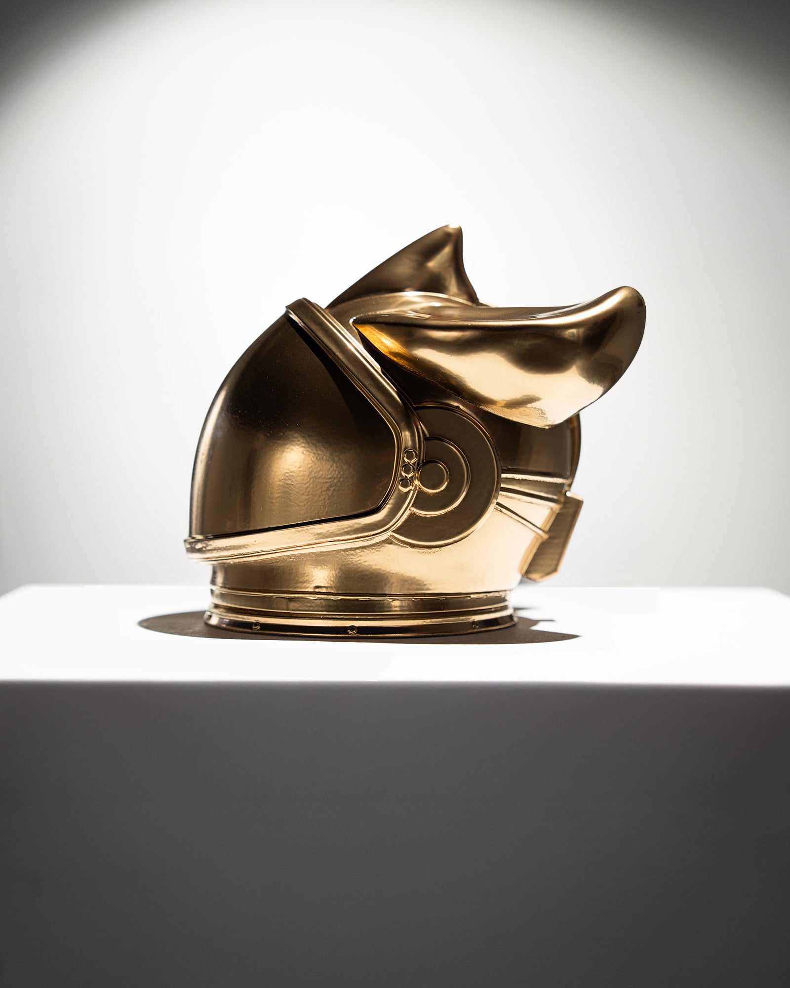 1/1 Gold 3D printed Draco x Astro Helmet